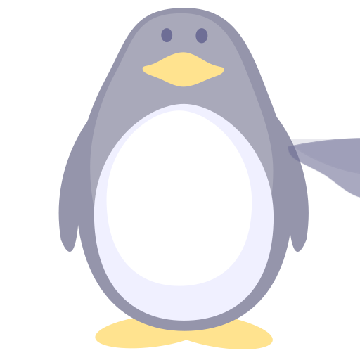 Penguin, cartoon animal Icon