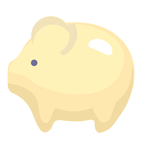 Pig, cartoon animal Icon
