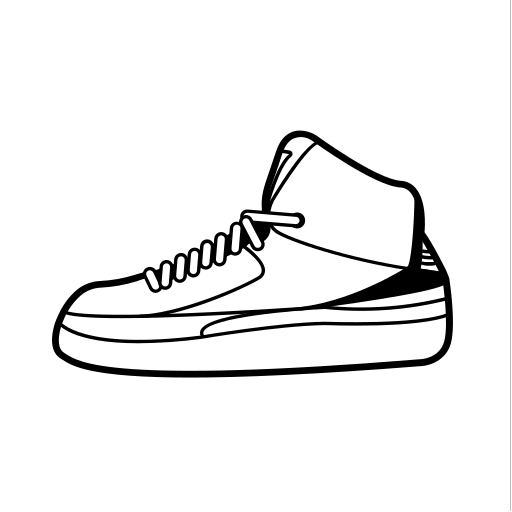 Basketball shoes aj-02 Vector Icons free download in SVG, PNG Format