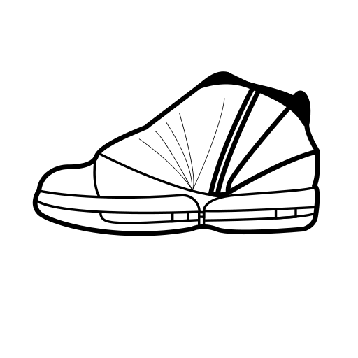 Basketball shoes aj-16 Vector Icons free download in SVG, PNG Format