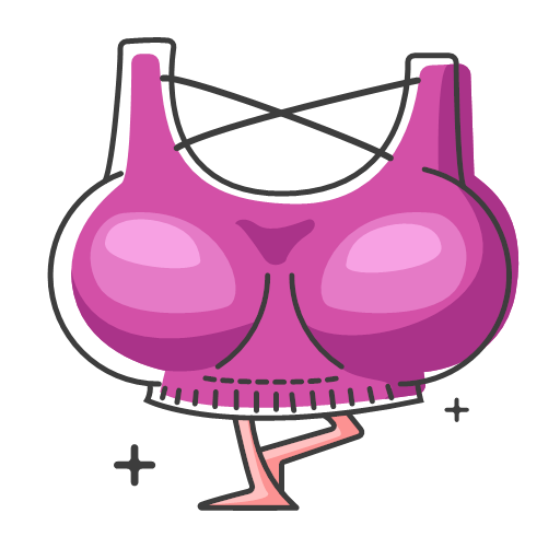 Moderate intensity exercise bra Icon