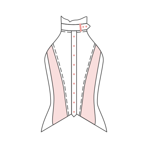 Sleeveless vest SVG Icon