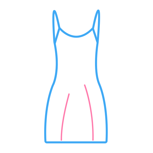 Suspender dress Icon