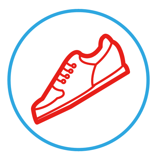 Sports shoes, casual shoes Icon