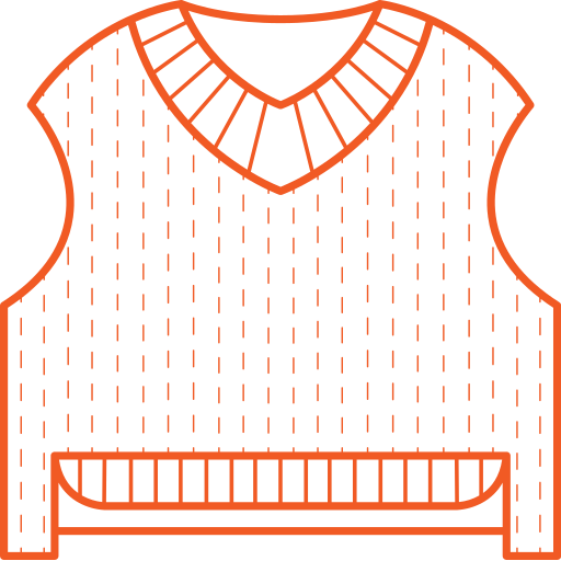 Knitted vest Icon