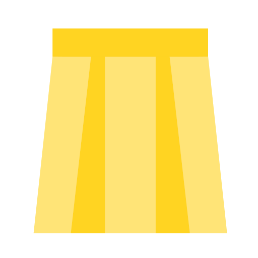 Yellow skirt Icon