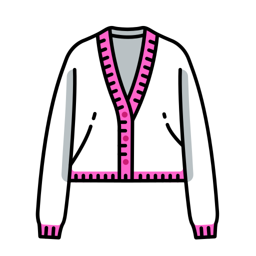 Knitted cardigan Icon