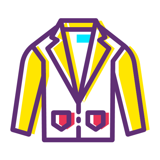 Clothing men's coat Icon