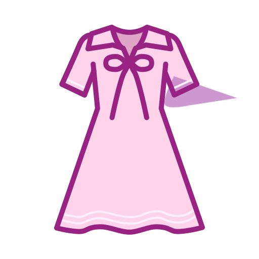 Girlie dress Icon