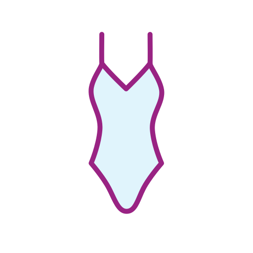 Girl's heart - swimsuit Icon