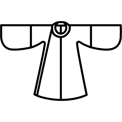 Hanfu, collar and long coat Icon