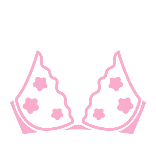 Pink Girl bra Vector Icons free download in SVG, PNG Format
