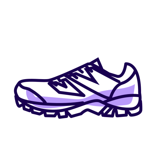 Sports hiking shoes Icon