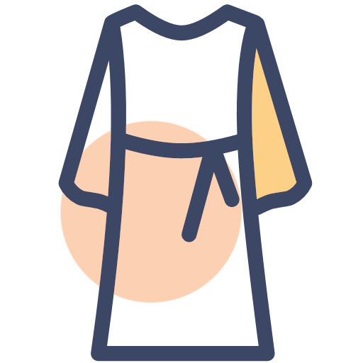 Medium length skirt Icon