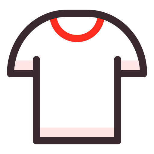 T-shirt with round neck Icon
