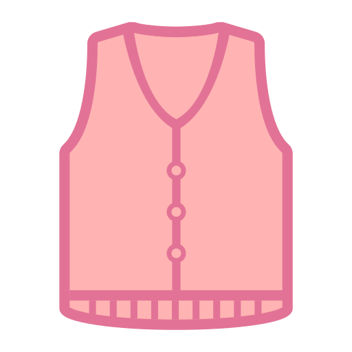 Knitted vest Icon