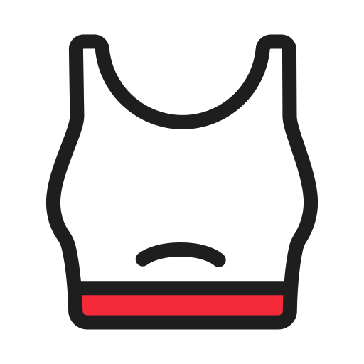 Line_ Sports bra Icon