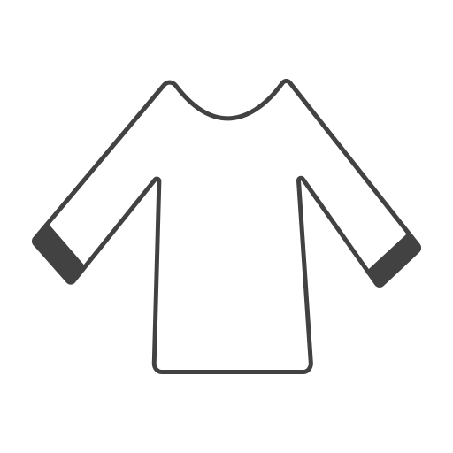 Long sleeve t-shirt-01-01-01-01 Icon