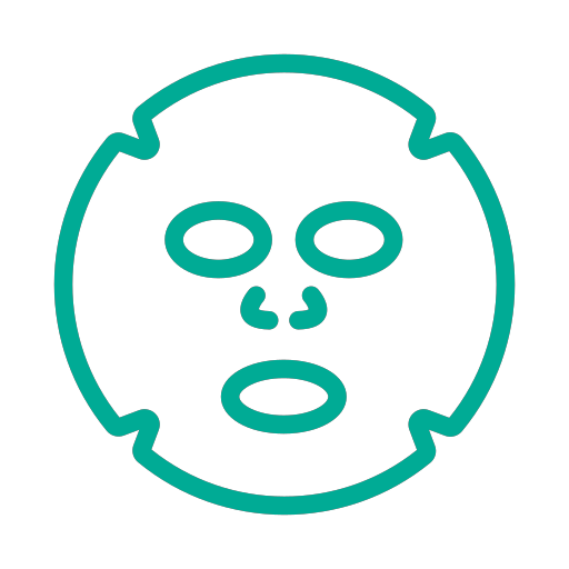 Facial mask paper Icon