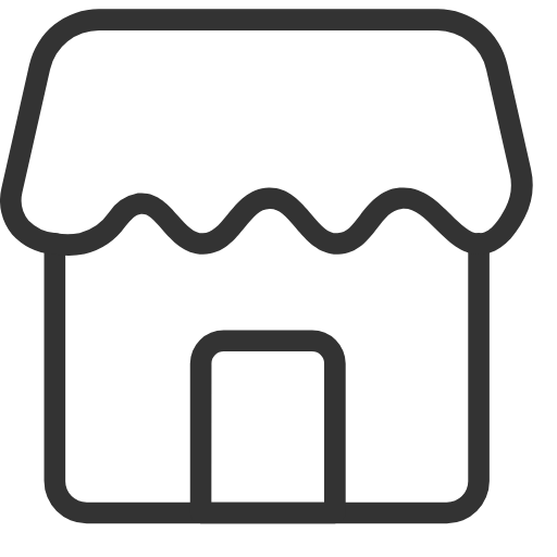 Cross border shop opening Icon