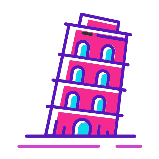Attractions - leaning tower of Pisa Icon