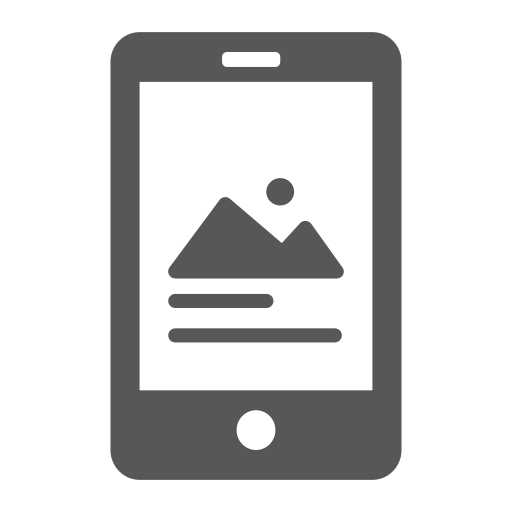 Marketing tools - Mobile posters Icon