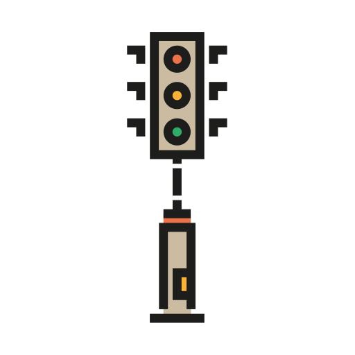 Red and green light Icon