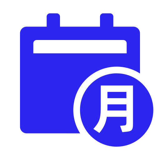 Monthly attendance report Icon