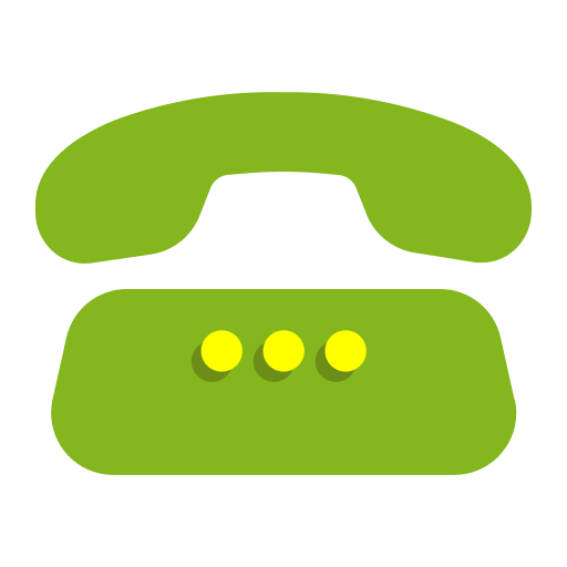 old phone_flat Icon