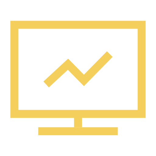 Data statistics platform Icon