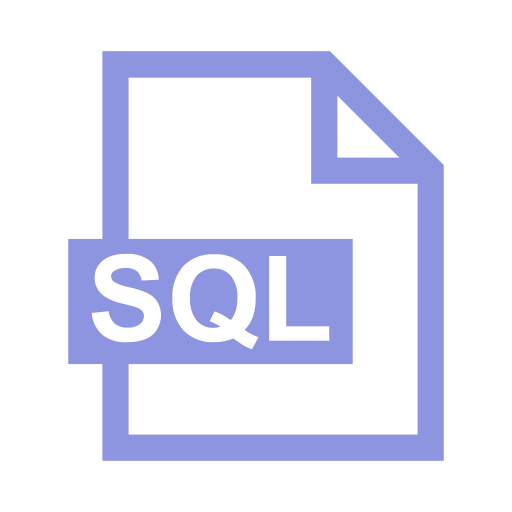 SQL upgrade file Icon