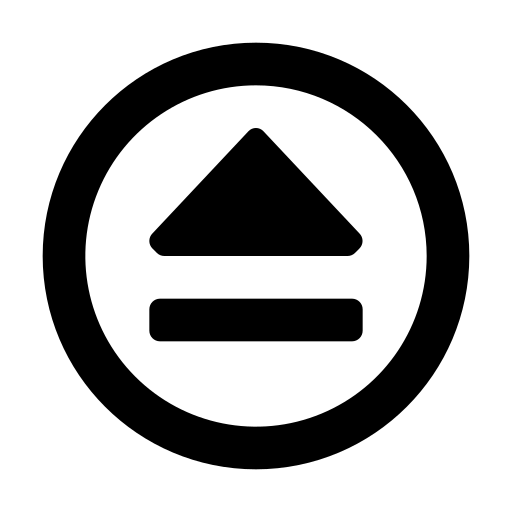 eject_circle_outlined Icon