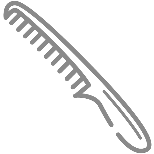Comb (monochrome) Icon