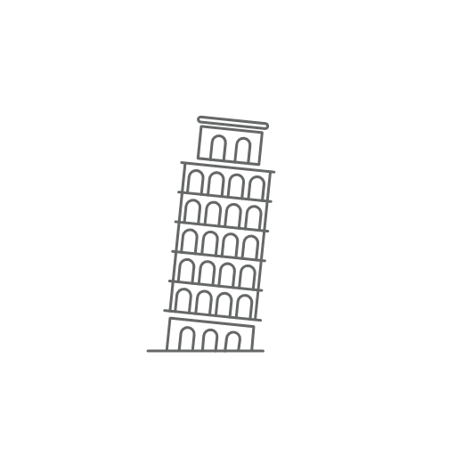 The Leaning Tower of Pisa Icon