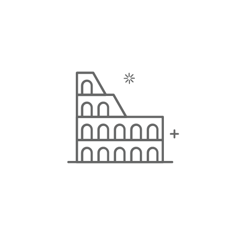The Roman Colosseum Icon