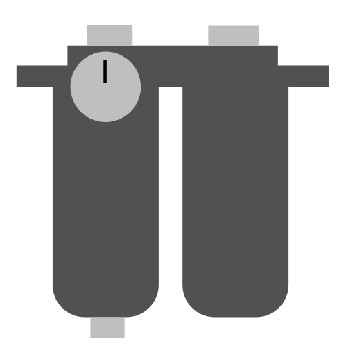 Pneumatic three element Icon