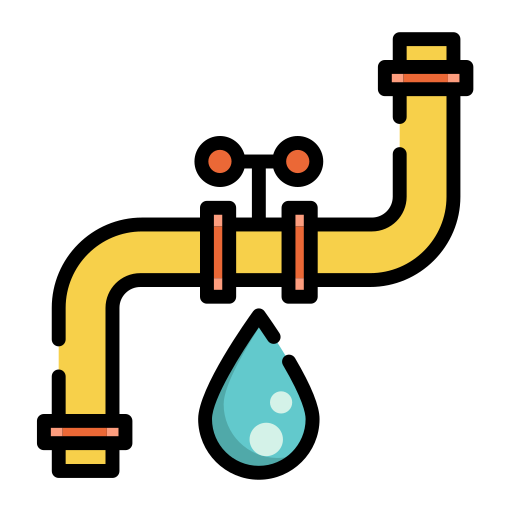 Water pipe installation Icon