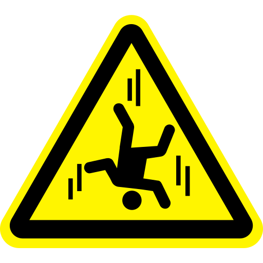 Beware of falling Icon