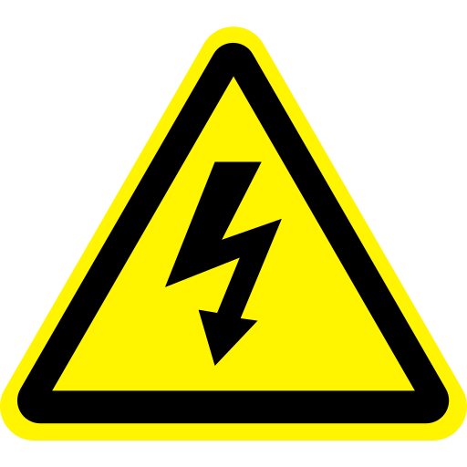 Danger! High Voltage Icon