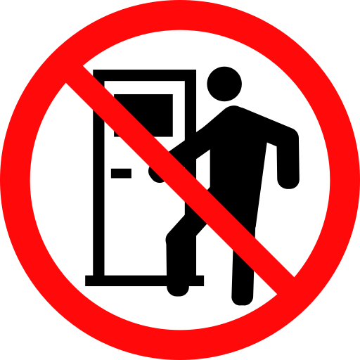 No Entry Icon
