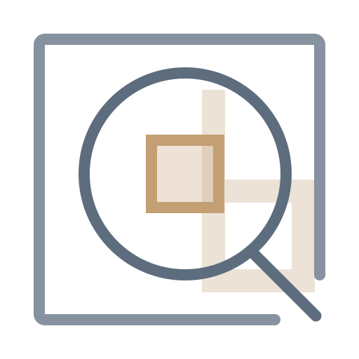 Boundary inspection Icon