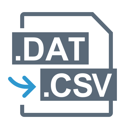 Dat File Transfer CSV File Vector Icons Free Download In SVG PNG Format