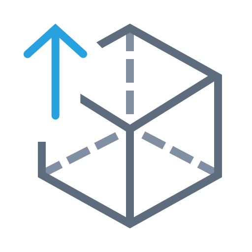 Extract 3D data Icon