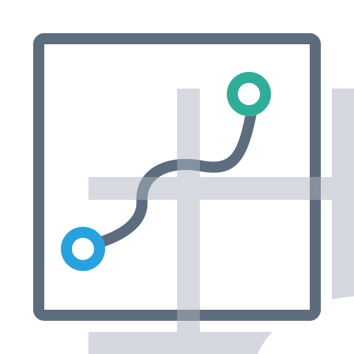 Generate distance grid Icon