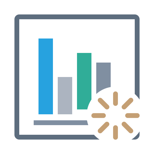 Loading statistics Icon