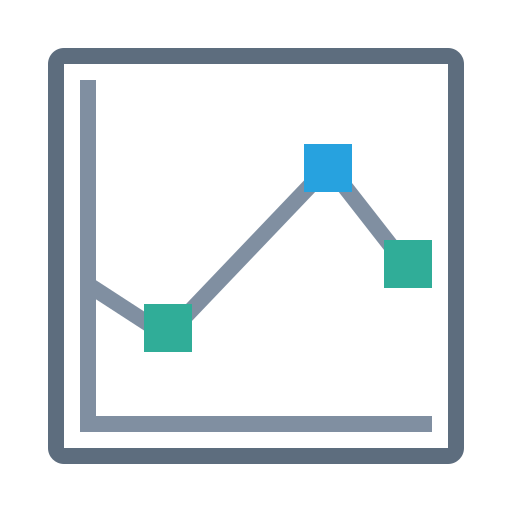 Spatial statistical analysis Icon