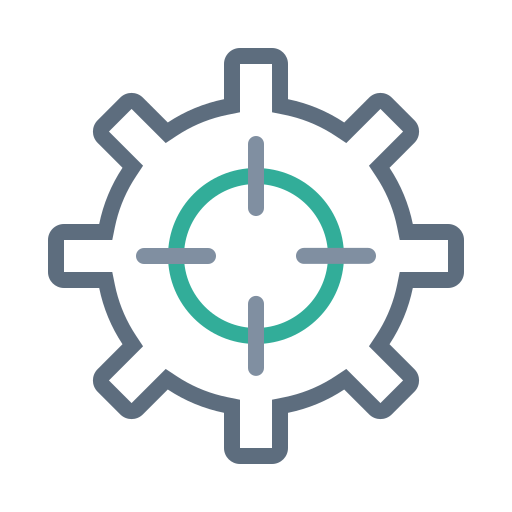 Target tracking settings Icon