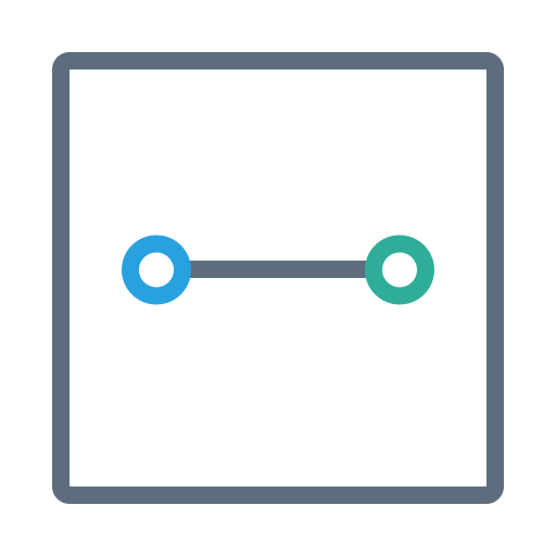 Two point shortest surface path Icon
