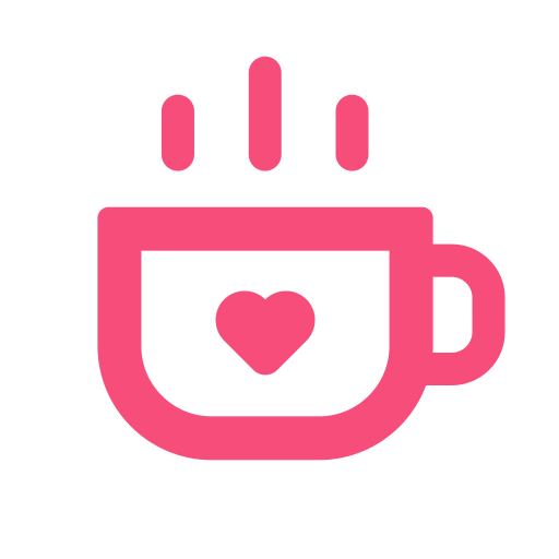 Linear rest coffee afternoon tea Icon
