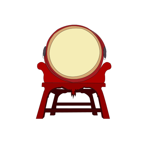 Chinese style, drum 1-01 Icon